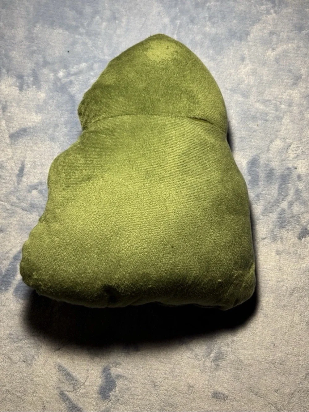 Christmas Tree Shaped Decorative Plush Pillow Green Red Fabric Ornaments